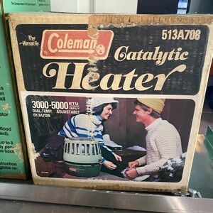 COLEMAN CATALYTIC HEATER NEW IN BOX VINTAGE 1984